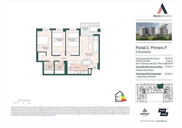 Piso en venta en Ronda, Rosaleda Juventud de 3 habitaciones