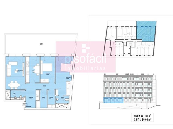 Piso en venta en San Roque As Fontiñas, Lugo Capital de 2 habitaciones