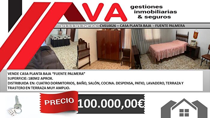 Casa en venta en Fuente Palmera, Córdoba de 4 habitaciones