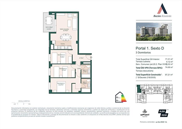 Piso en venta en Ronda, Rosaleda Juventud de 3 habitaciones