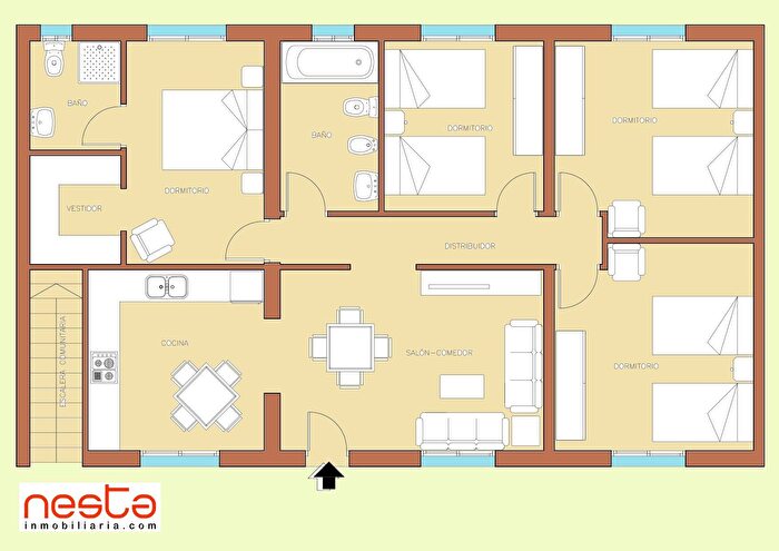 Casa en venta en Pedanías Centro, Pulgara de 4 habitaciones