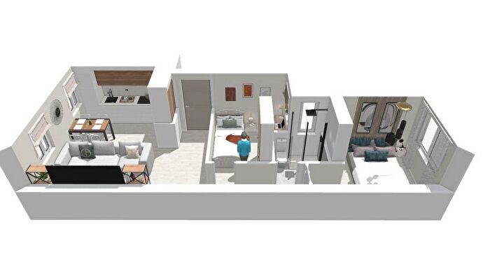 Piso en venta en Ciudad Lineal, Pueblo Nuevo de 2 habitaciones