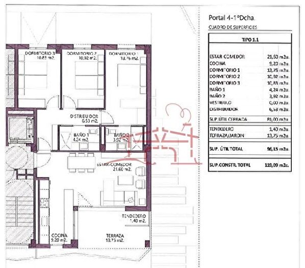 Piso en venta en Iurreta, Bizkaia de 3 habitaciones
