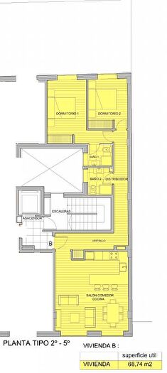 Piso en venta en Santa Uxía de Ribeira, Ribeira de 2 habitaciones