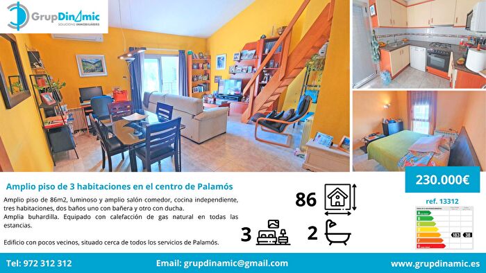 Piso en venta en Avinguda Catalunya, Palamós de 3 habitaciones