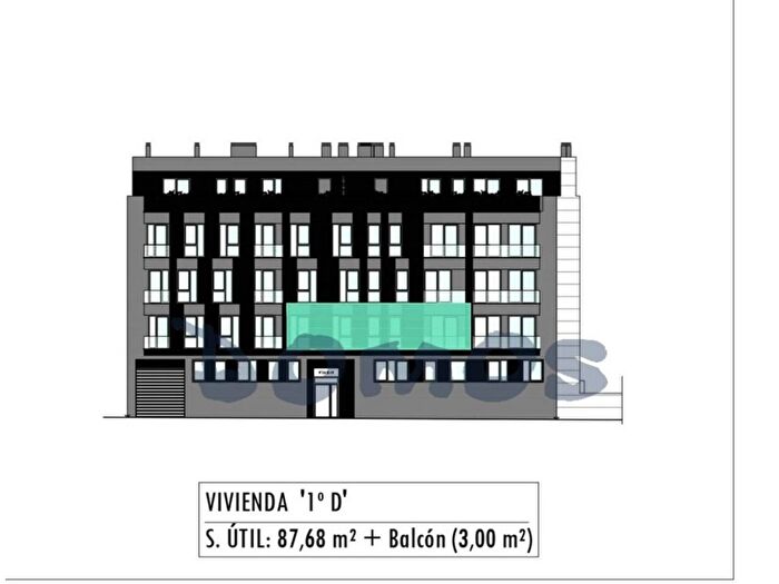 Piso en venta en San Roque As Fontiñas, Lugo Capital de 2 habitaciones