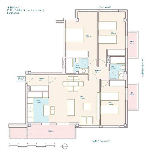 Piso en venta en La Lastra, León Capital de 3 habitaciones