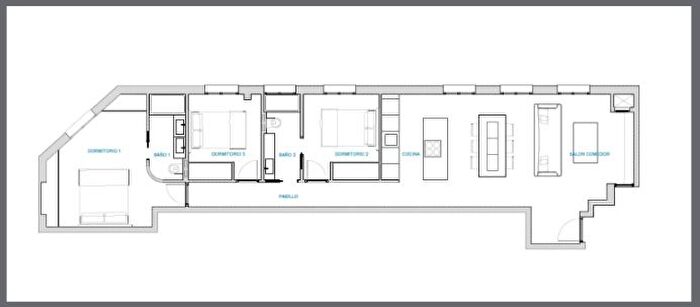 Piso en venta en Chamberí, Almagro de 3 habitaciones