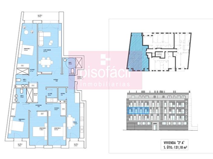 Piso en venta en San Roque As Fontiñas, Lugo Capital de 4 habitaciones