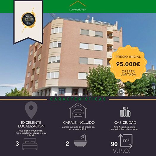 Piso en venta en Almansa, Albacete de 3 habitaciones