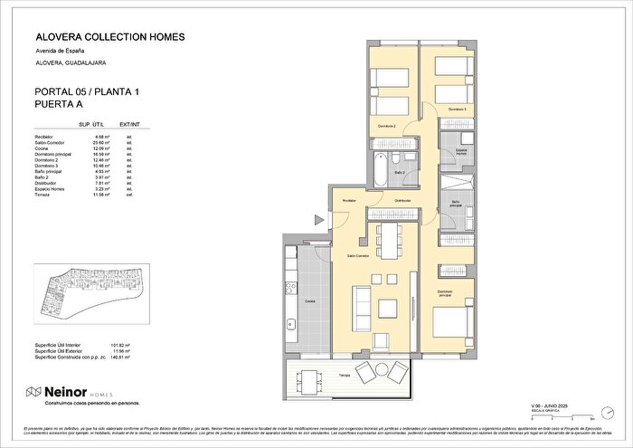 Piso en venta en Alovera, Guadalajara de 3 habitaciones